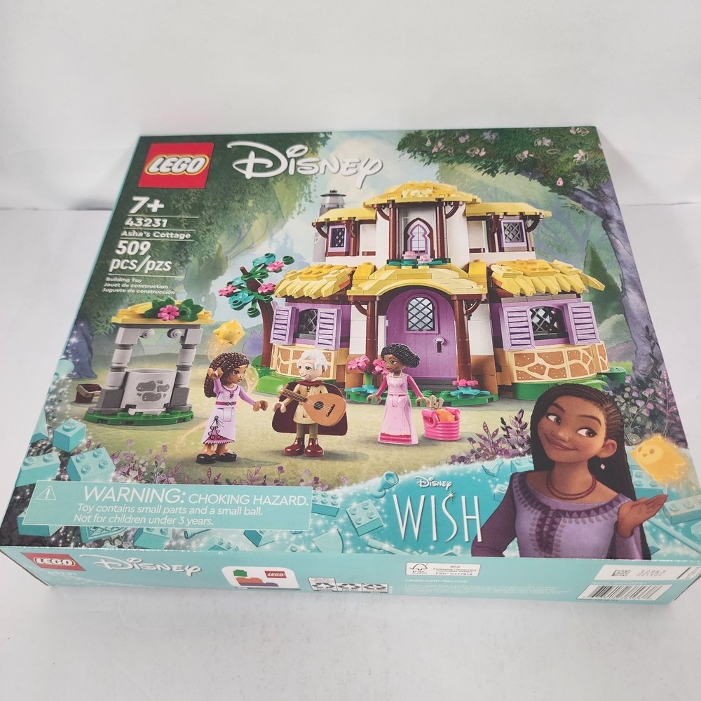 LEGO Disney Wish 43231 Asha's Cottage Complete w/ Box Minifigures